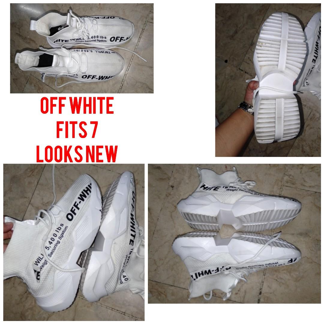 Adidas Off White, Men's Fashion, Footwear, Sneakers on Carousell