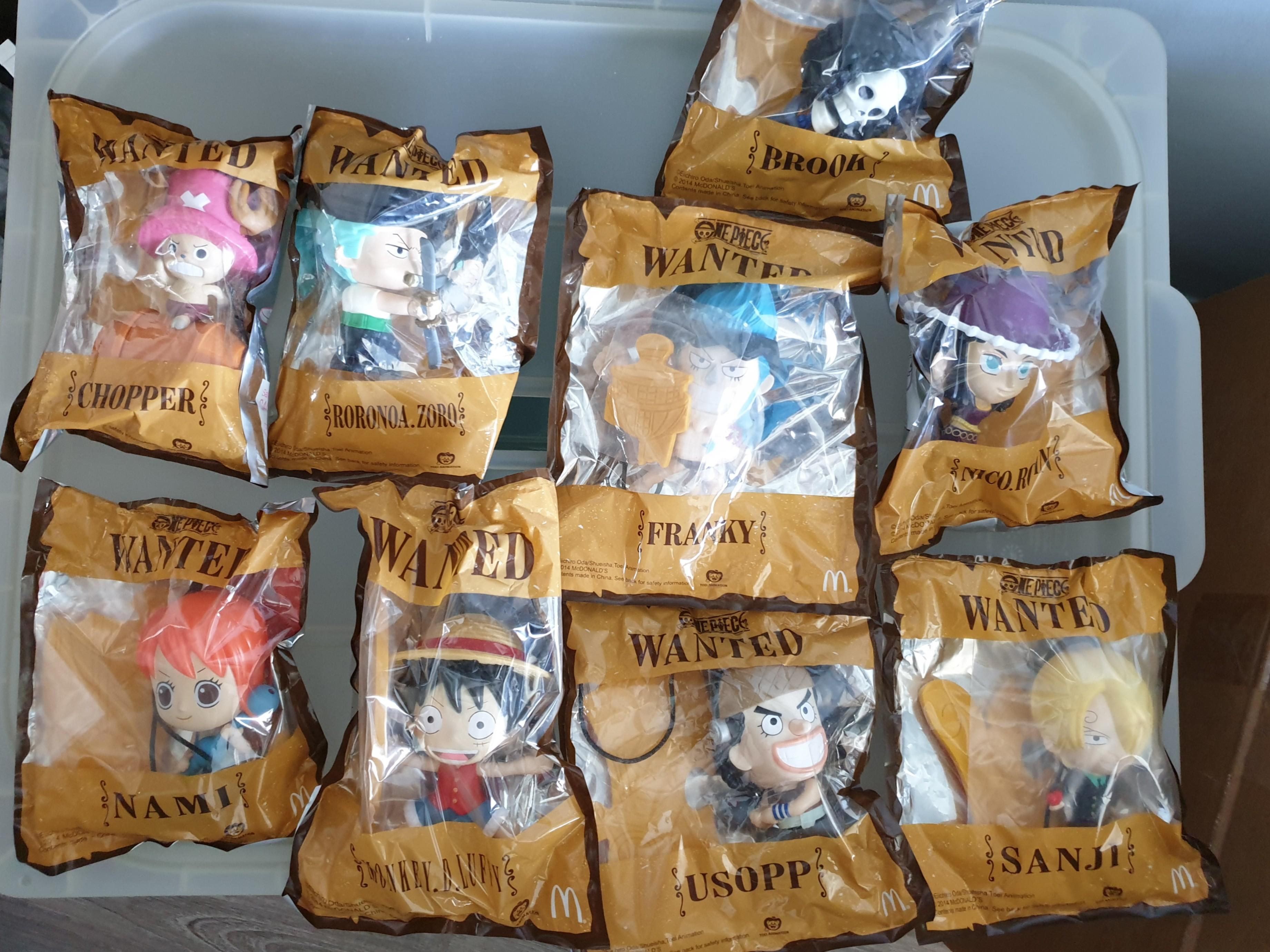 One Piece figurine set, Hobbies & Toys, Toys & Games on Carousell