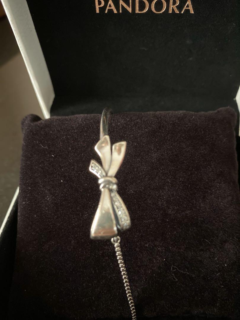 Brilliant discount bow charm