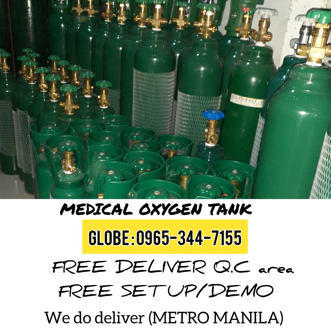 Portable medical oxygen tank (Category: Everything Else Others) located in Quezon City. Submitted by jayquanmarketing_09653447155 (Listing ID 280615637, Image 1). Description: CONTACT US: 0932-424-2014 0965-344-7155 WE DO DELIVER metro manila All sizes are available Bulks order available Medical regulator 👉 1,500 CASH ON DELIVERY BASIS.