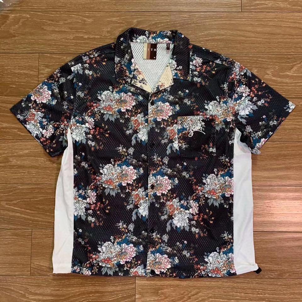 Preorder) Kith Floral Panel SS Camp Shirt, 女裝, 上衣, T-shirt ...