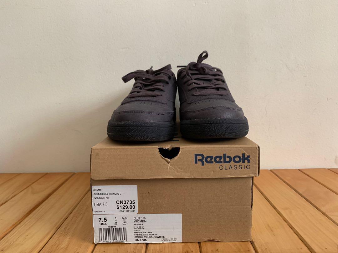 Reebok club c outlet 85 smoky volcano