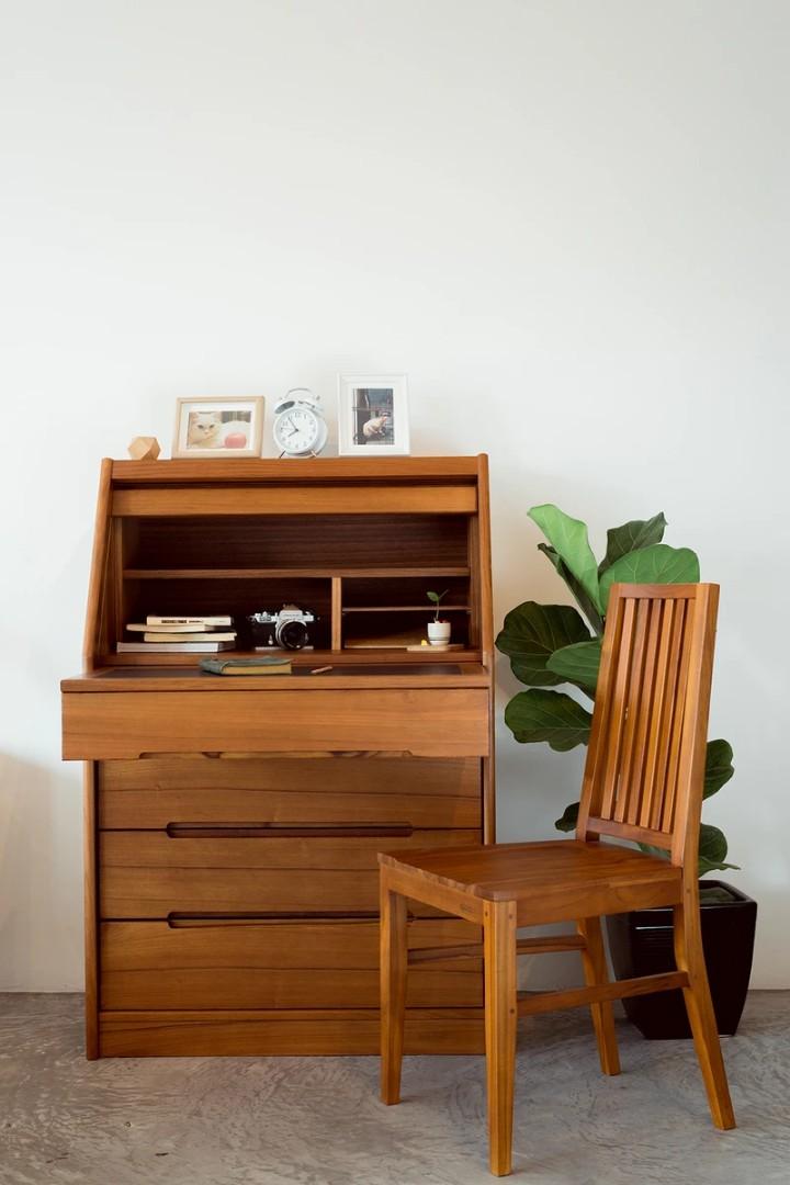 Scanteak study Table dressing table