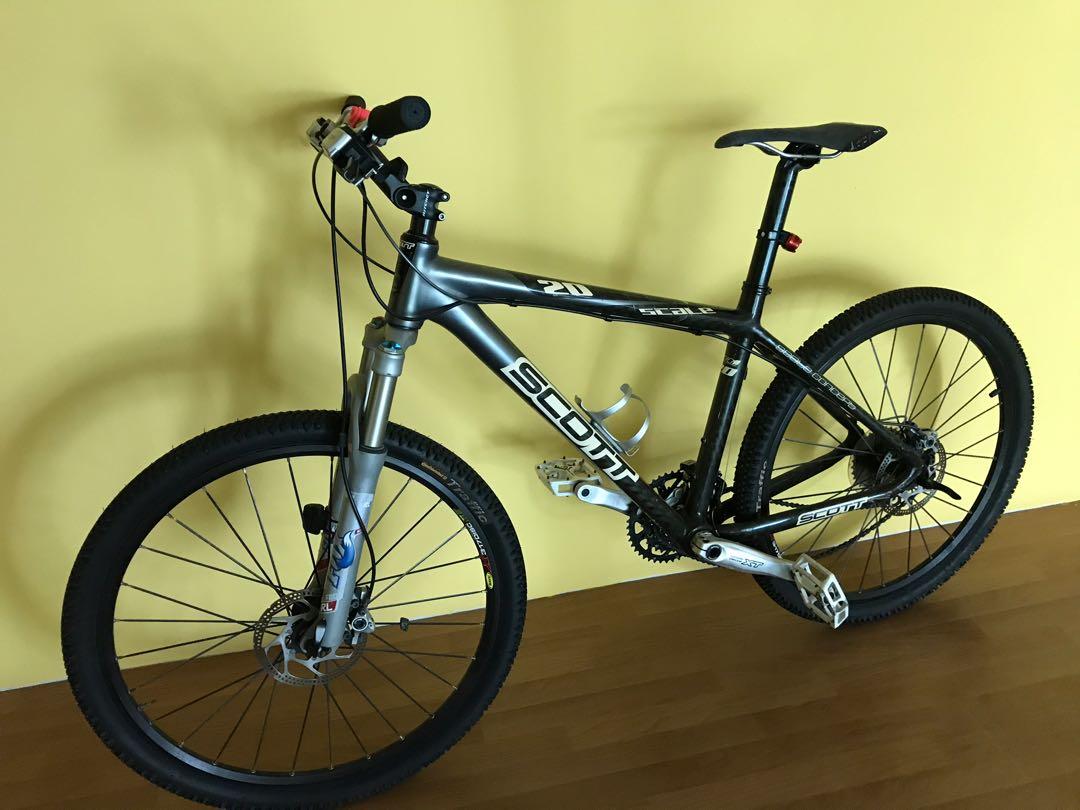 Scott Scale 20 Carbon Bike/Bicycle, Sports Equipment, Bicycles \u0026 Parts,  Bicycles on Carousell
