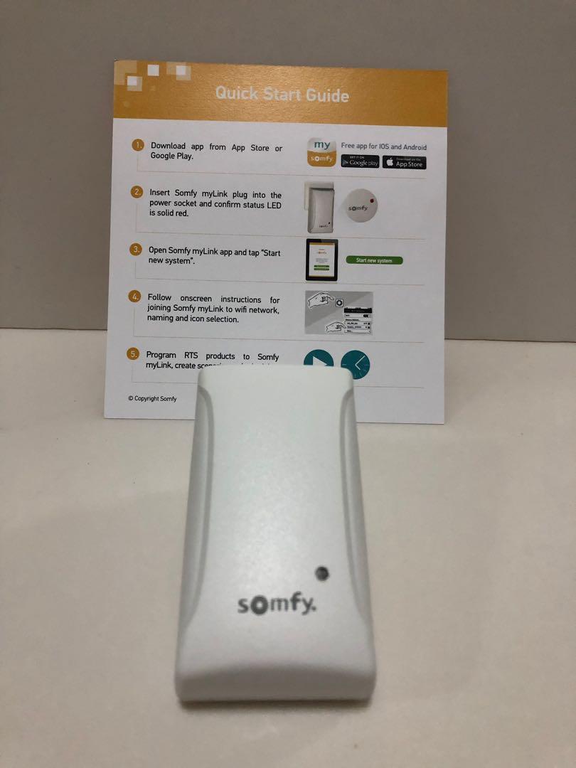 Somfy MyLink for App Control on Blinds and Curtain, Furniture & Home