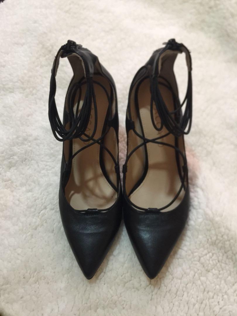 STACCATO lace up heels REPRICED!!! SALE 