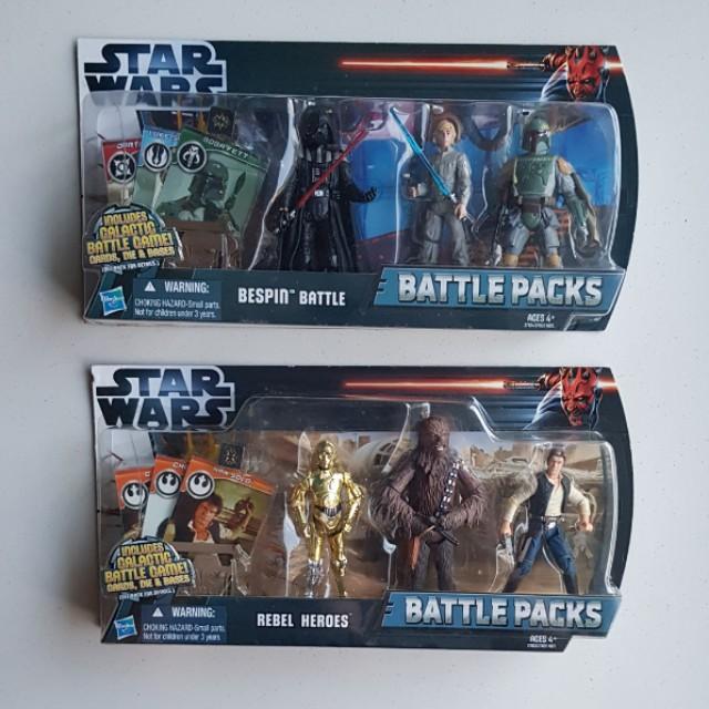 STAR WARS 3.75 inch Battle Packs - Bespin Battle/ Rebel Heroes