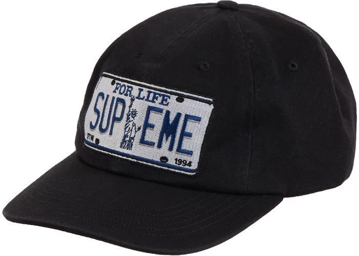 Supreme license plate hat Outlet