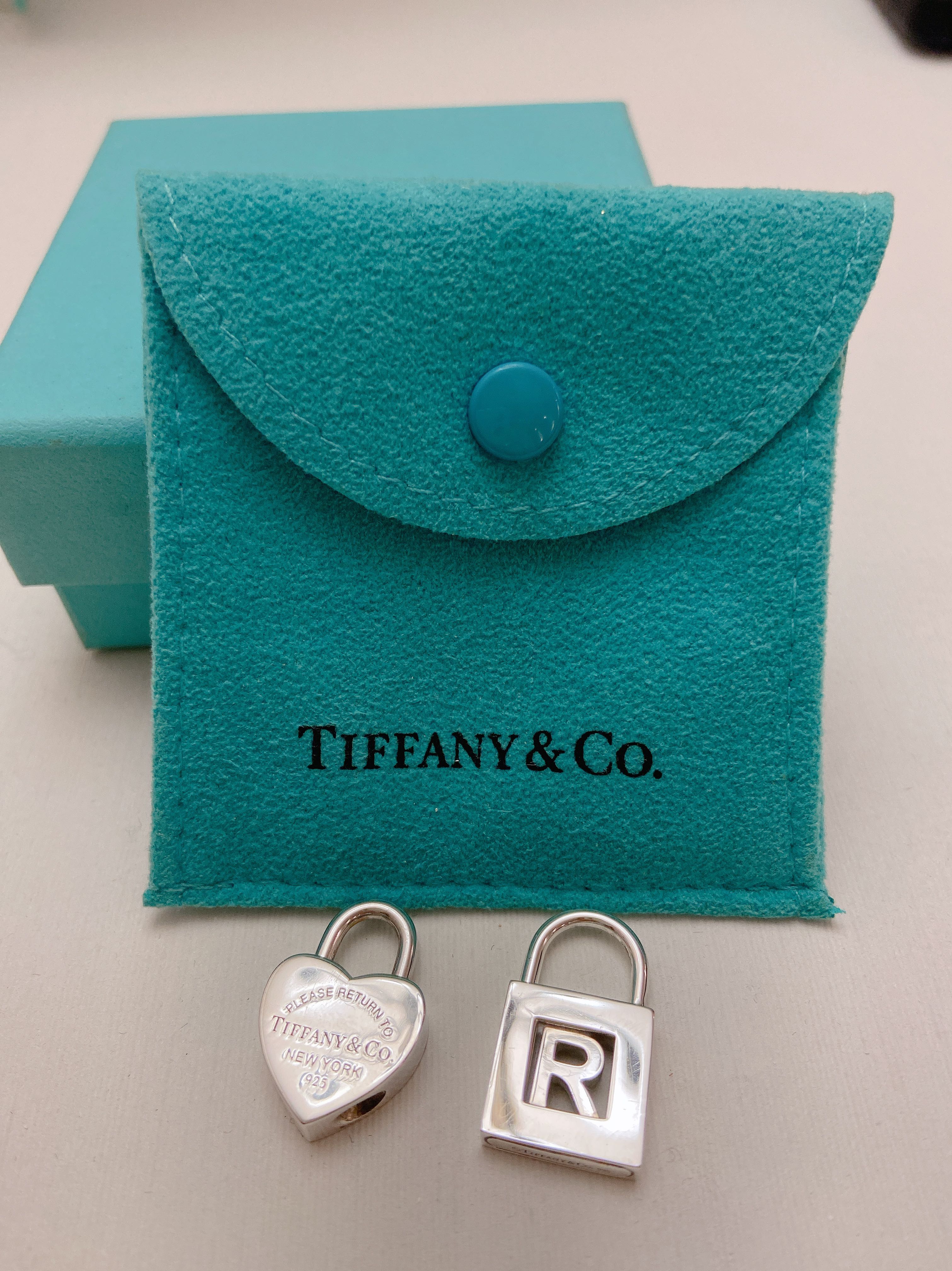 tiffany heart lock charm