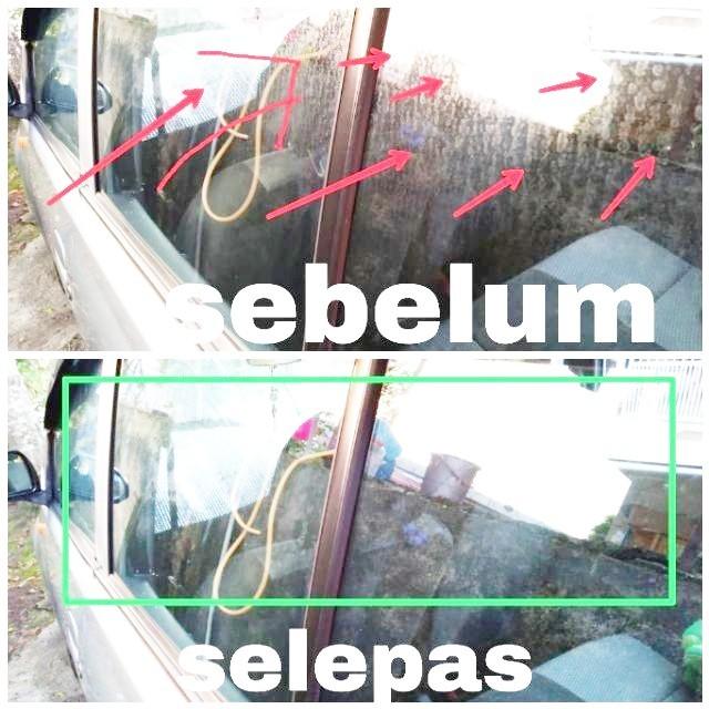 Ubat Cermin Membersih Watermark Lumut Melicin Cermin Dan Mencuci Bekas Tinted Auto Accessories On Carousell