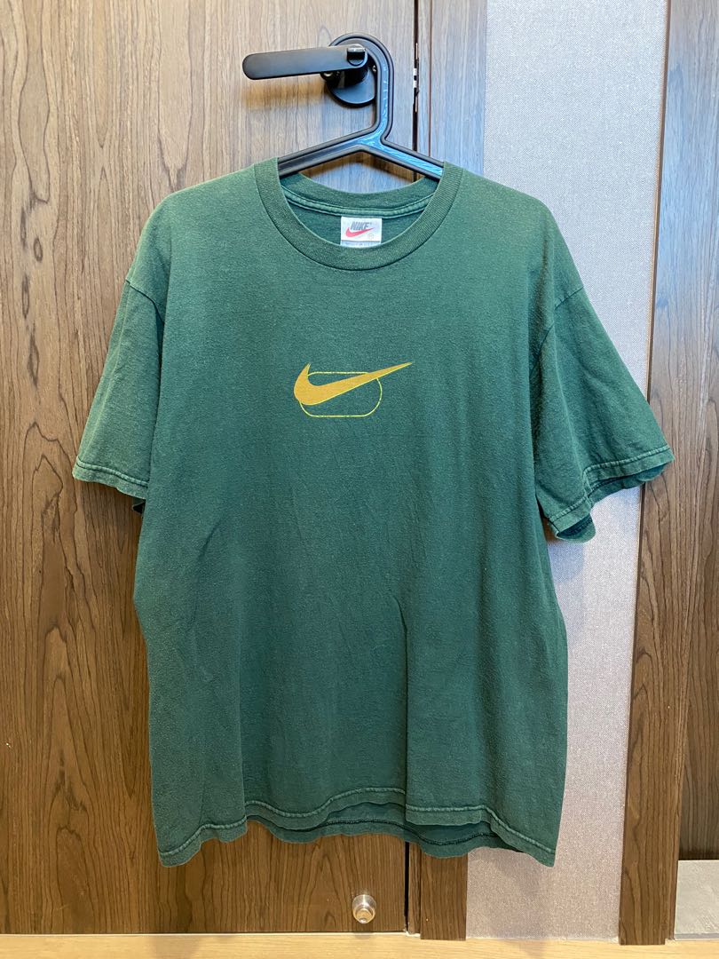 Vintage Nike Forest Green Tee Men s Fashion Tops Sets Tshirts