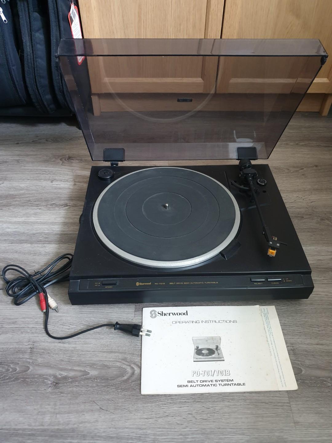 Vintage Sherwood beltdrive semiautomatic turntable, Audio, Other