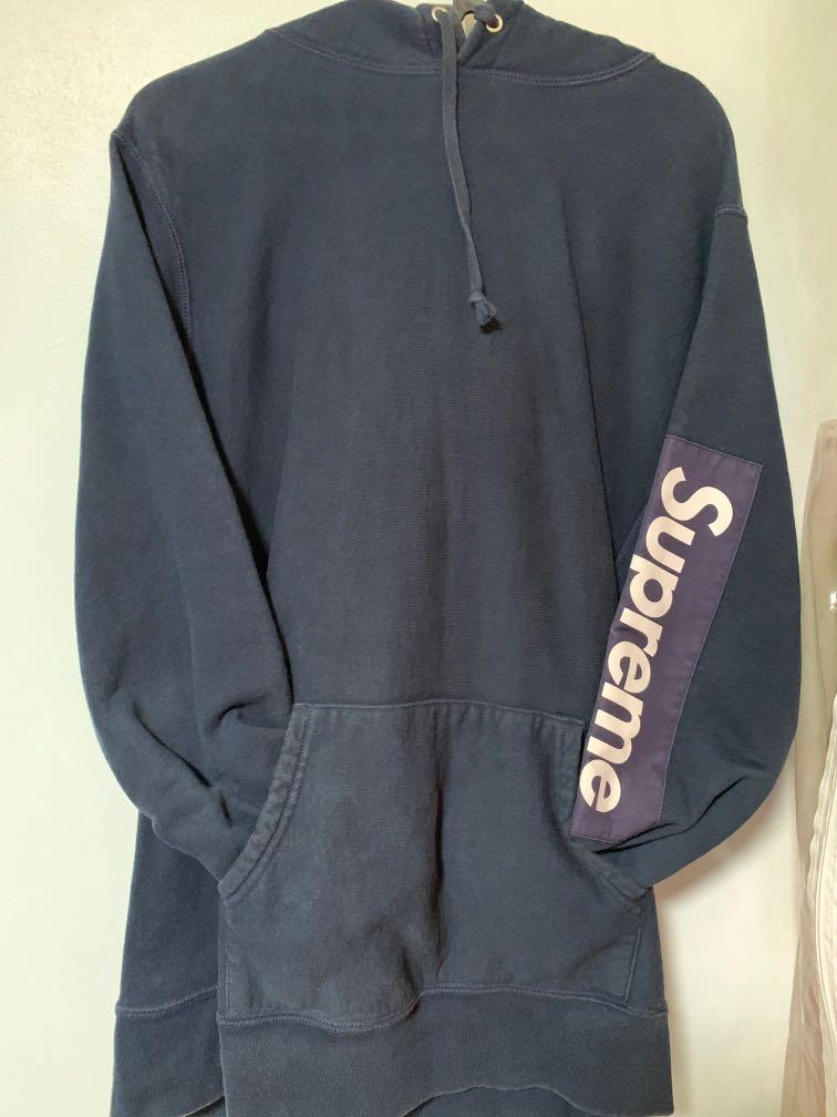 REDUCED TO CLEAR SS17 SUPREME SLEEVE PATCH HOODIE Men s