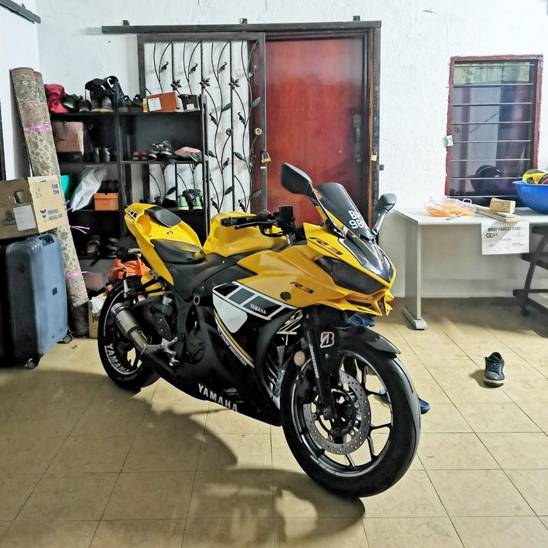yamaha r25 yellow