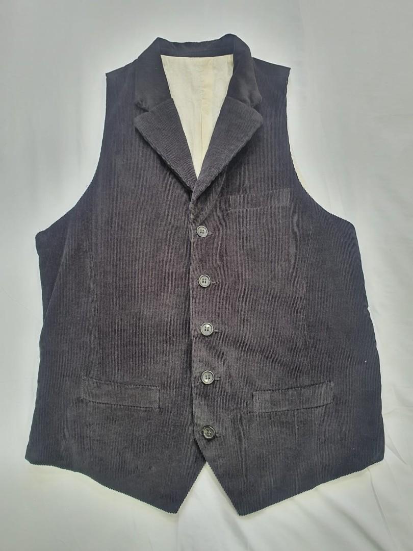Zara Men Corduroy Vest Men S Fashion Clothes Tops On Carousell