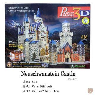 【 Wrebbit Puzz 3D立體拼圖】​﻿ ﻿ Neuschwanstein Castle 德國新天鵝城堡﻿