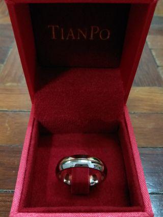 TianPo 18K Gold Men's Ring