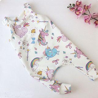unicorn romper baby