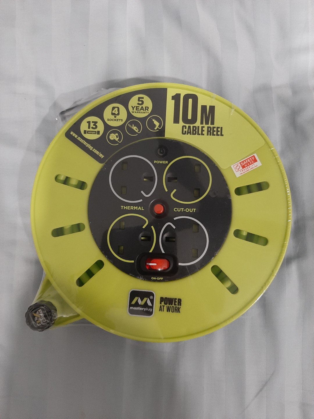 10m Extension Cord (Safety Mark), TV & Home Appliances, Electrical, Adaptors & Sockets on Carousell