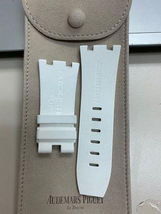 Authentic Audemars Piguet xs length white rubber straps for divers
