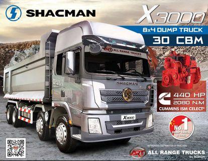 SHACMAN X3000 Dump Truck Tipper 8x4 12 wheeler