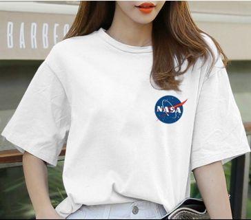 NASA Round-Neck T-Shirt Top