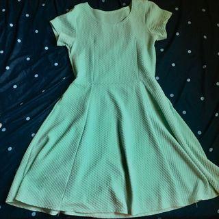 mint green church dress