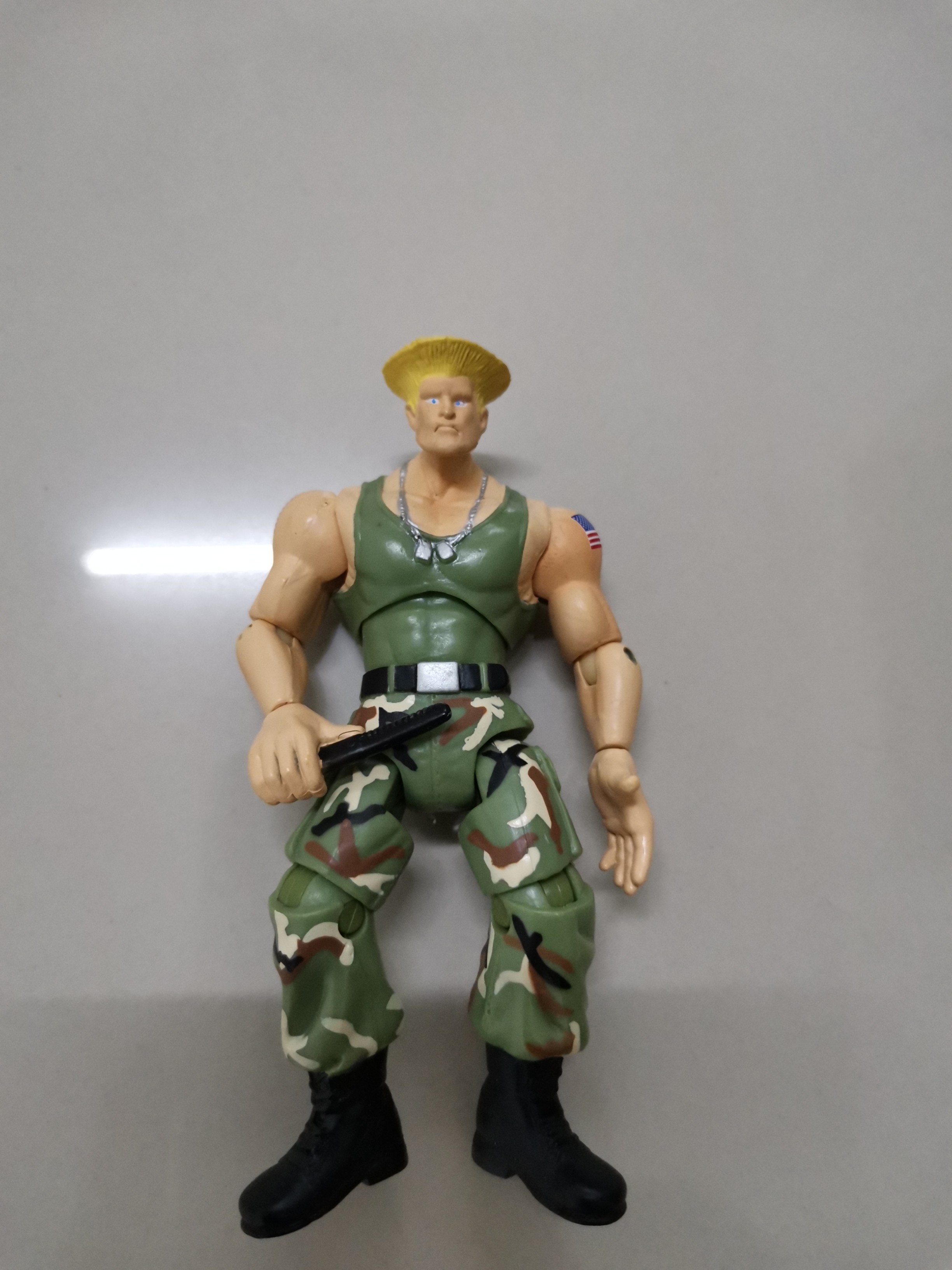 Guile shop action figure
