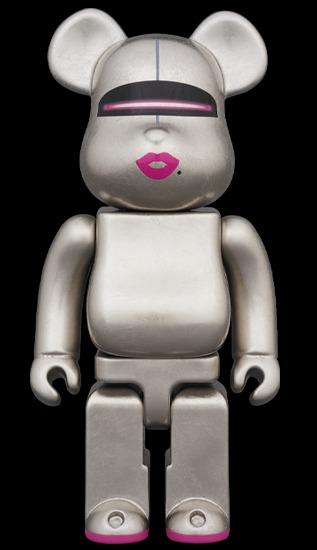 九谷BE@RBRICK HAJIME SORAYAMA（PURE PLATINUM LEAF）空山基九谷燒 ...