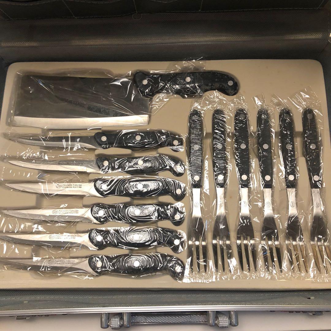 AMC knife, fork, scissors cutlery set, Furniture & Home Living