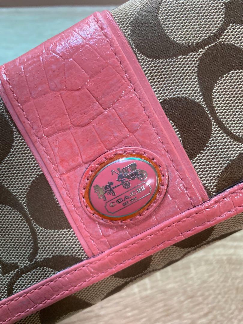 Authentic Coach Long Wallet, Luxury, Bags & Wallets on Carousell
