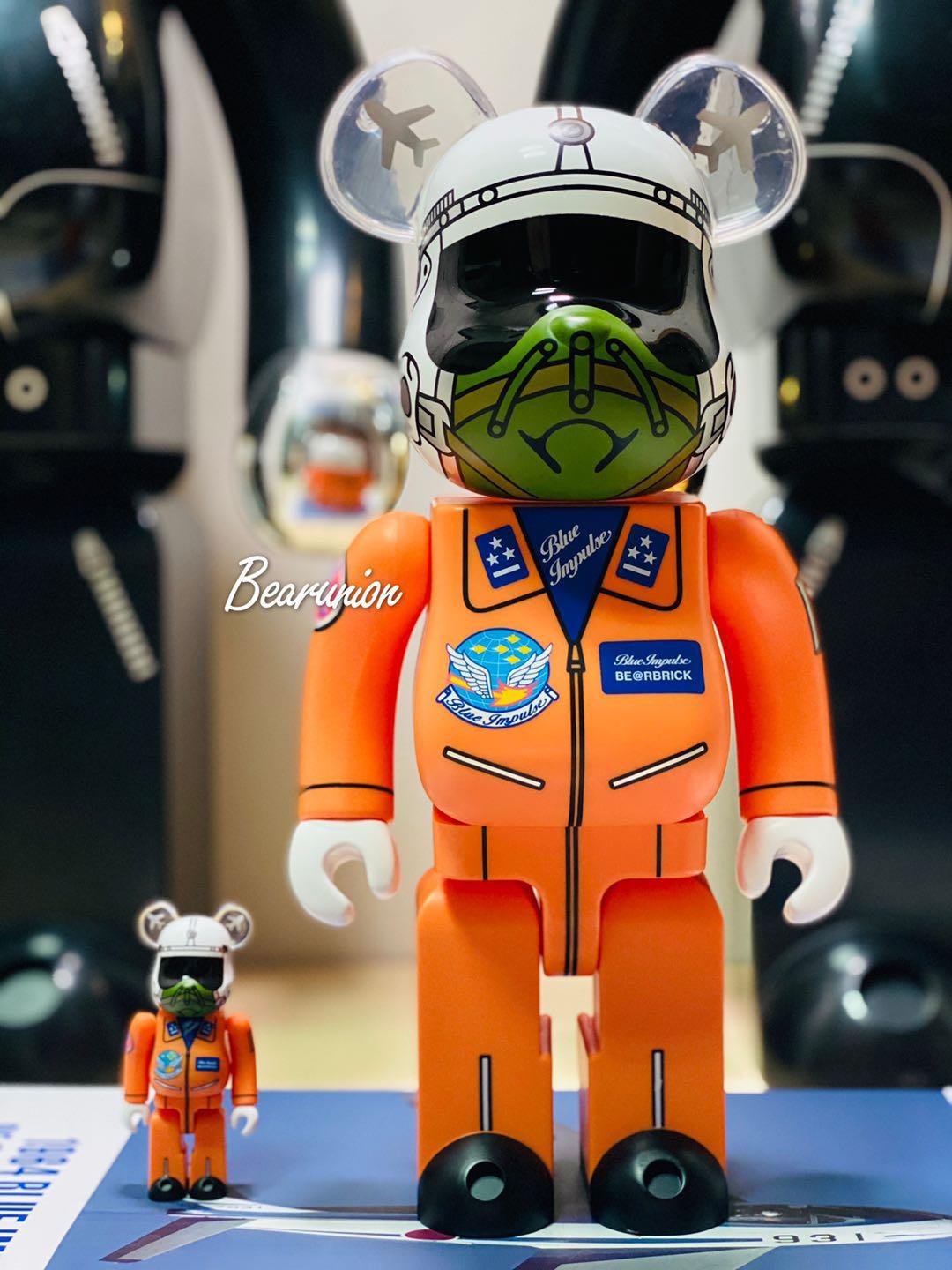 1964 BLUE IMPULSE BE@RBRICK 100% & 400% | angeloawards.com