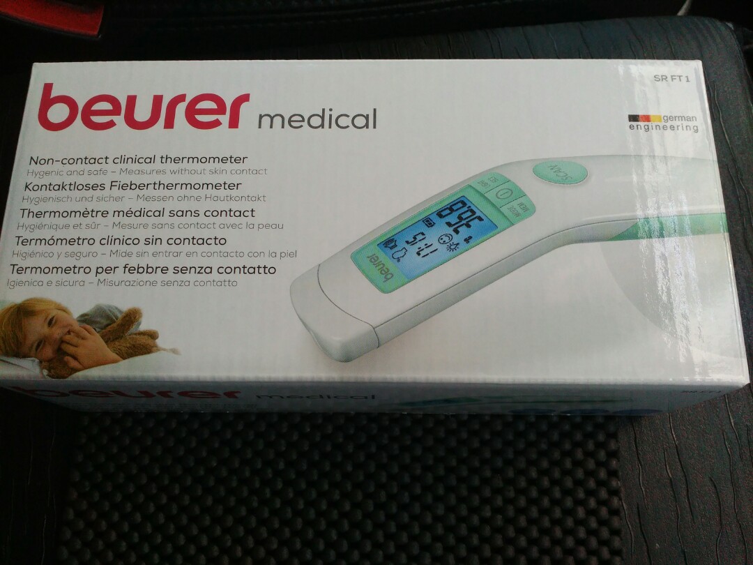 beurer forehead thermometer, Health & Nutrition, Thermometers on Carousell
