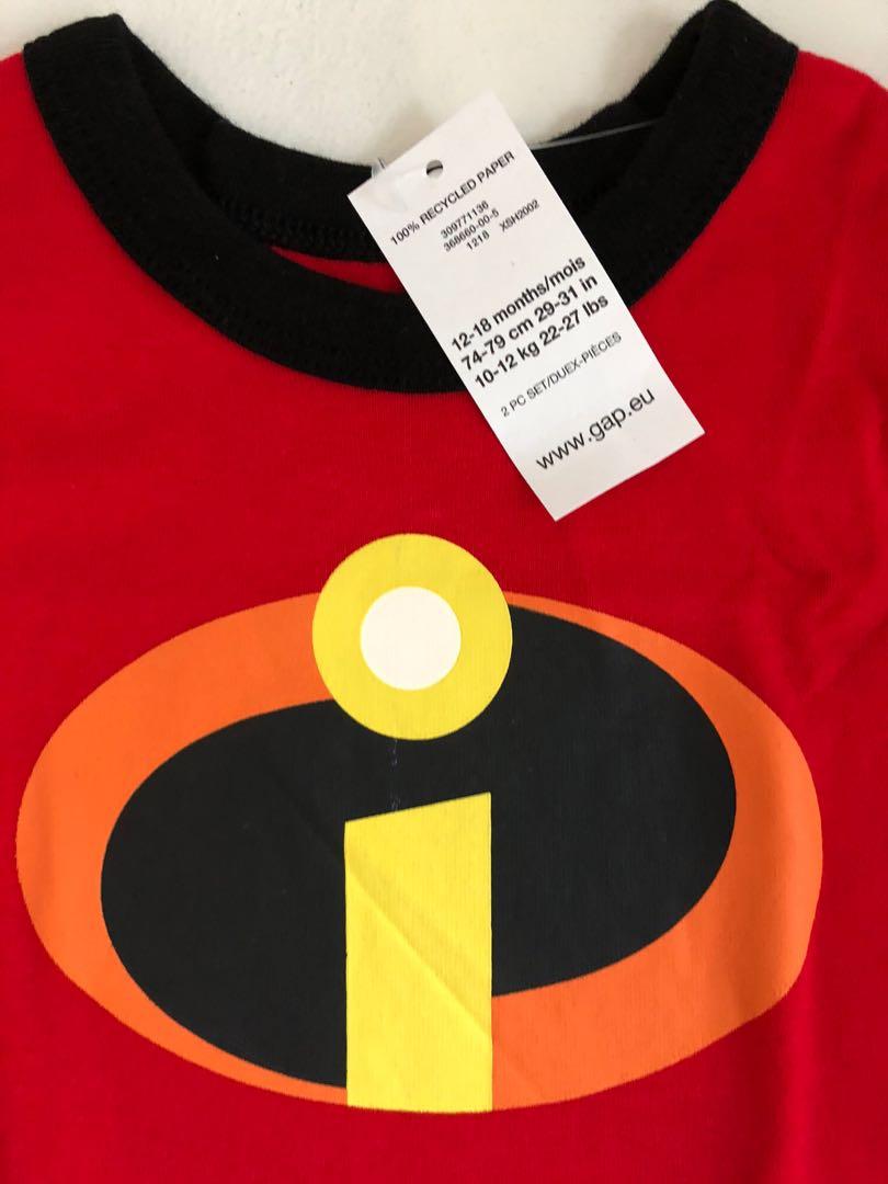 gap incredibles pajamas
