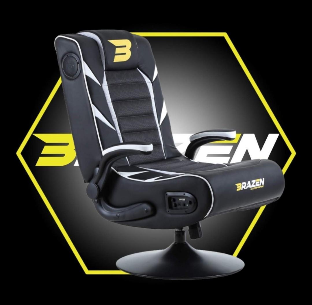 Brazen panther elite 2.1 Bluetooth gaming chair Furniture Home Living Furniture Chairs on Carousell