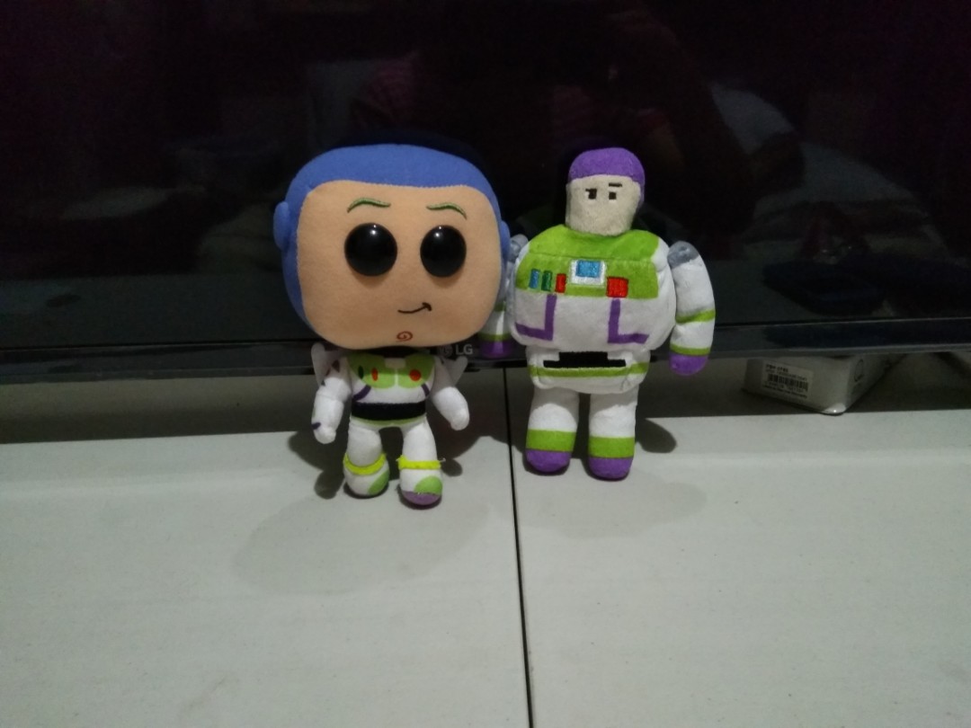 Buzz Lightyear Funko Plush and Disney Crossy Road Set Hobbies