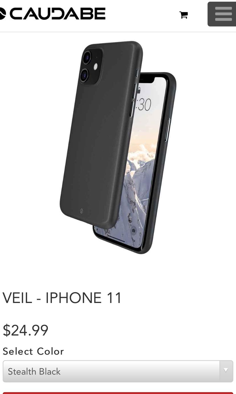 Caudabe veil iphone 11 Clearance