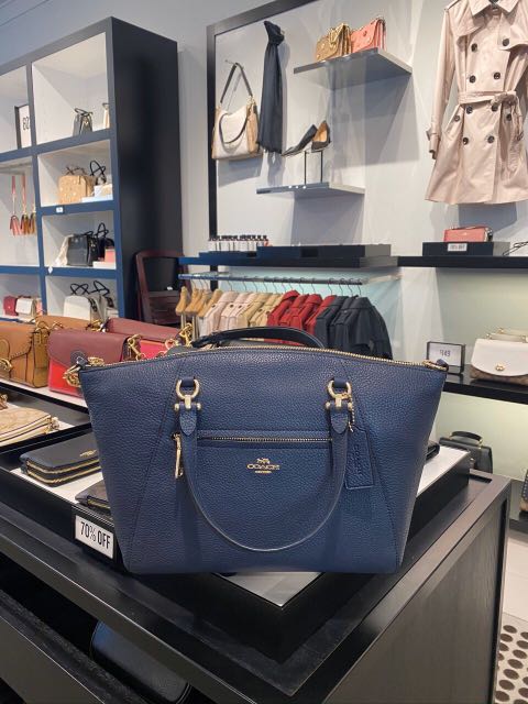 Coach prairie cheap satchel navy