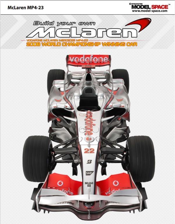 Deagostini Kyosho Mclaren Mp4 23 1 8 Scale Unassembled Kit