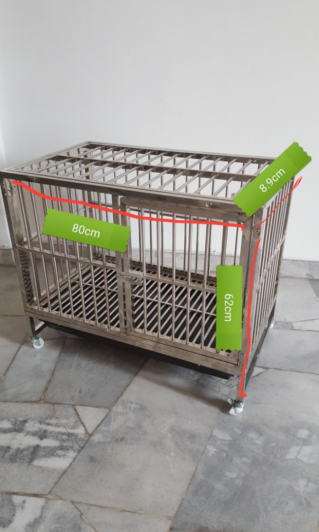Dog cage stainless steel