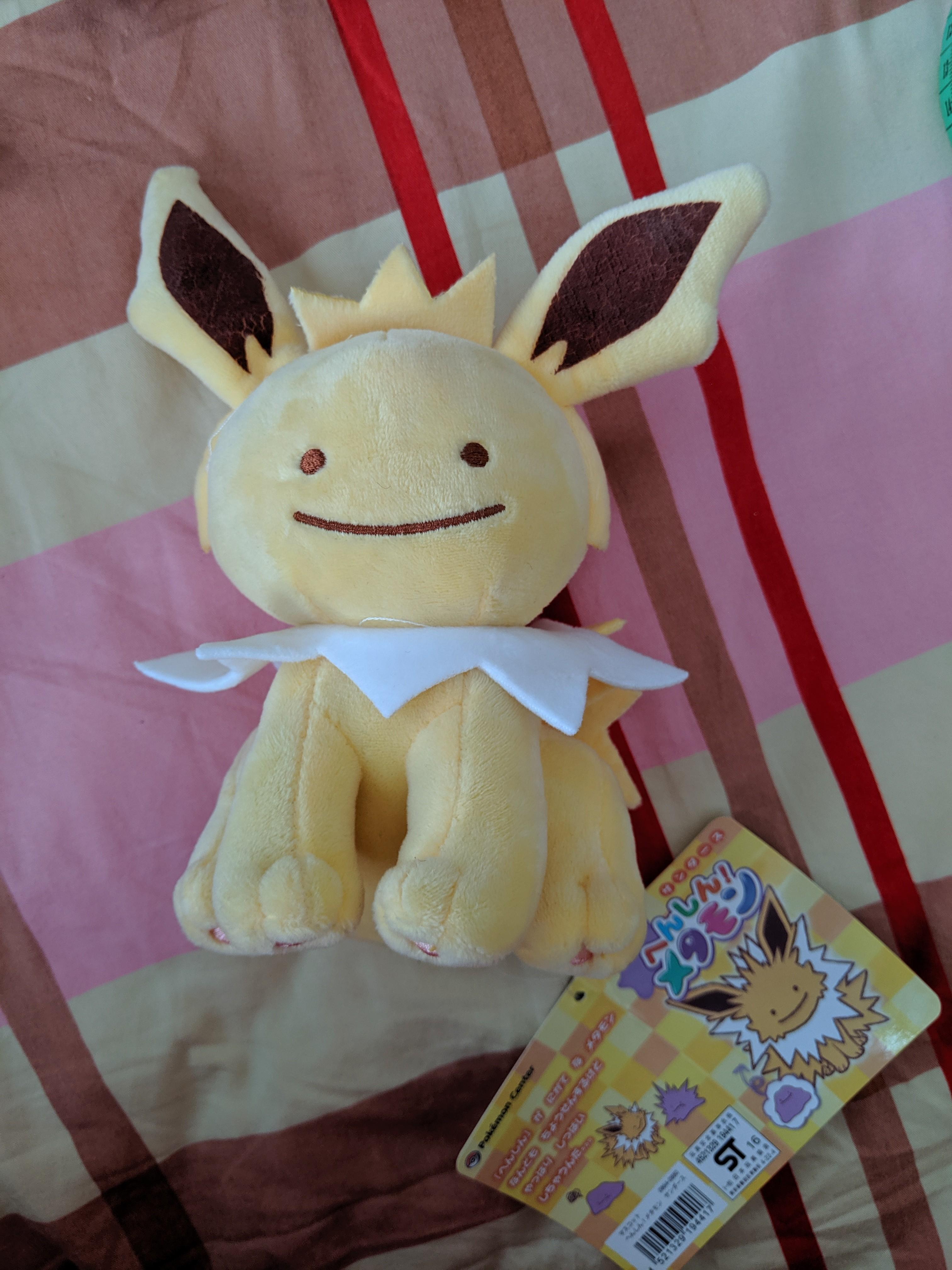 Jolteon Ditto Soft Toy Hobbies Toys Toys Games on Carousell