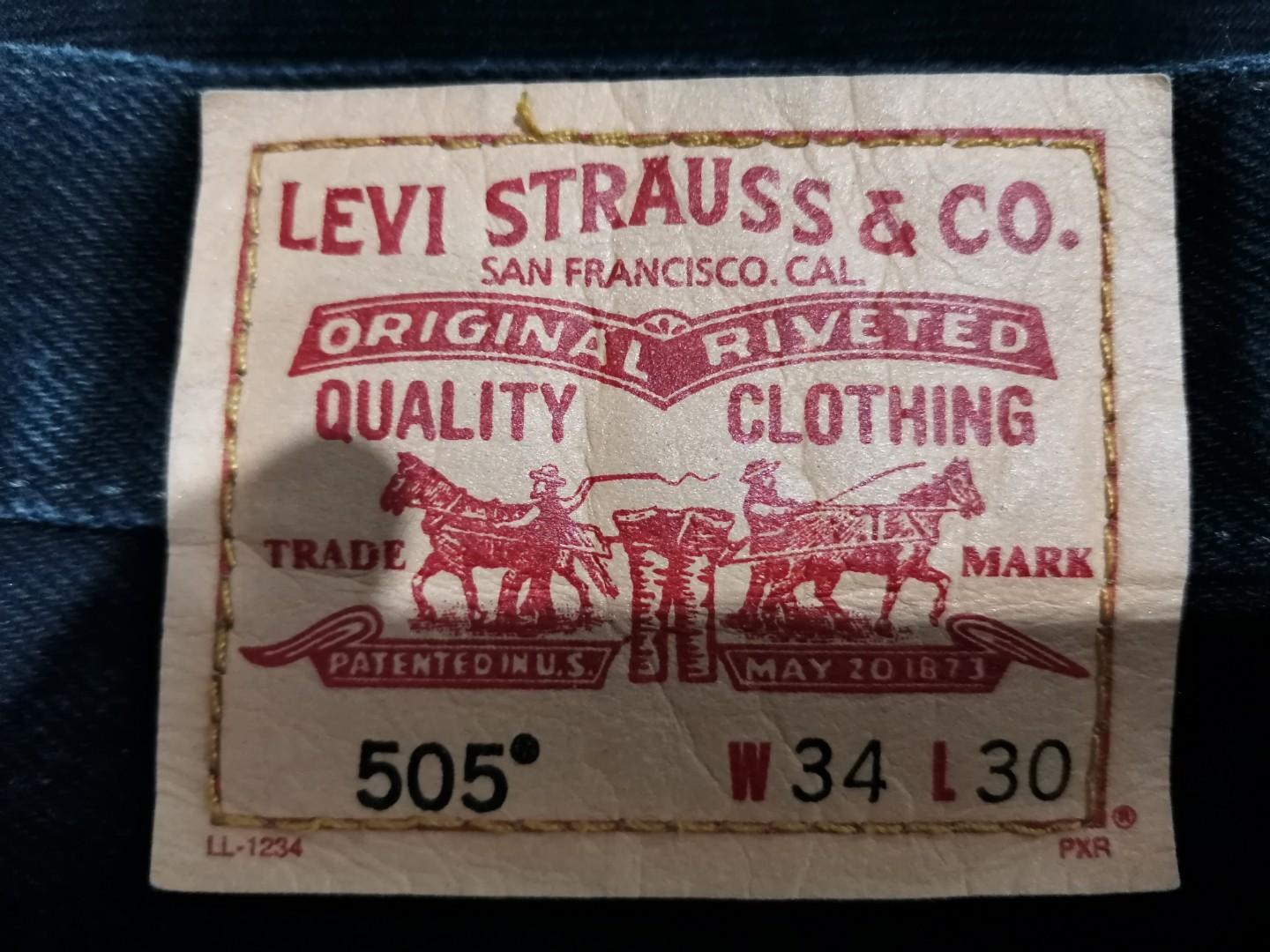 Levis 505 W34L30 original made in mexico, Men's Fashion, Bottoms