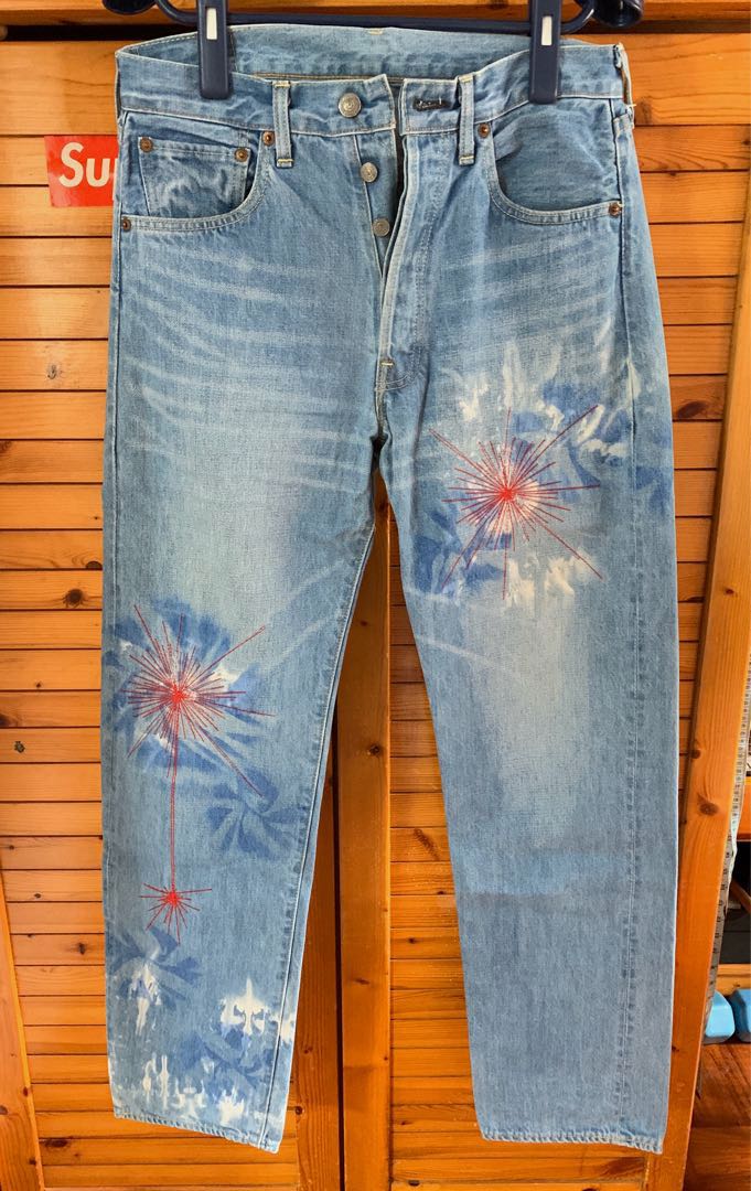 Levis 66501 lvc vintage 花火55501, 男裝 