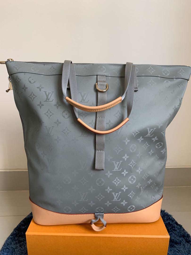 Louis Vuitton Rare Limited Monogram Titanium Backpack Tote bag 861886