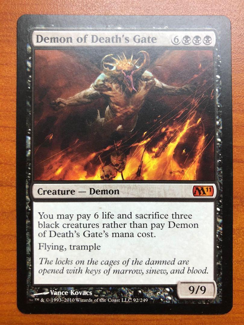 Magic the Gathering: Demon of Death's Gate, Hobbies & Toys, Toys & Games on  Carousell