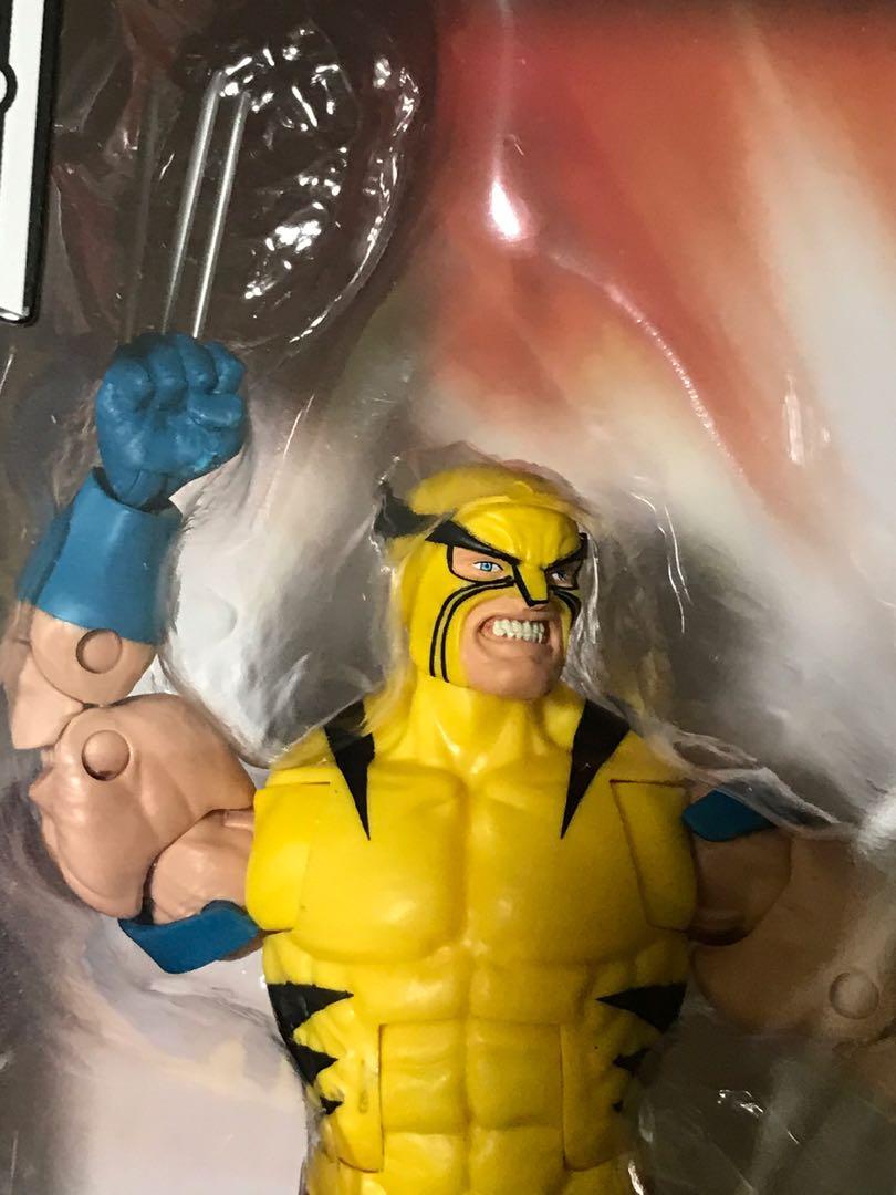 FIGURINE D'ACTION MARVEL Legends Vintage Wolverine X-Force en argent