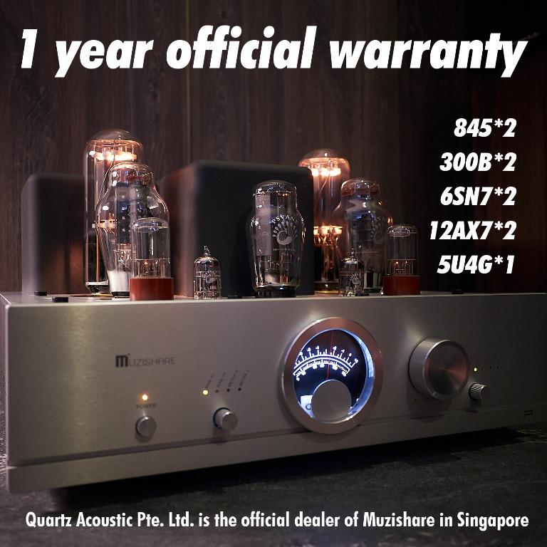 [+FREE Aucharm Fuse NOW] Muzishare R100 805 SET Class A Tube Amp