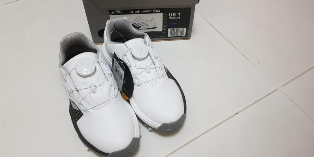 New Adidas Junior Golf Shoes Size UK 1 Medium