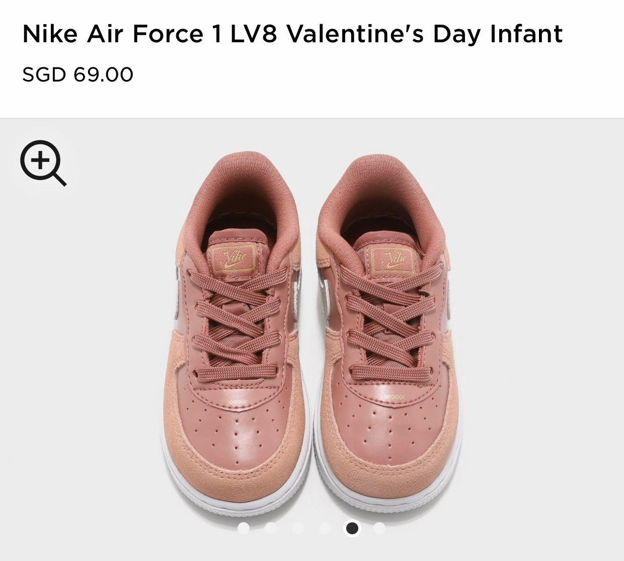 Nike Air Force 1 LV8 Valentine s Day Infant Women s Fashion Footwear Sneakers on Carousell