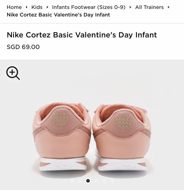 Kids Nike Cortez Basic Valentine s Day Infant Women s Fashion